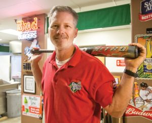 John Byrne/Tribune -  Tommy Newell, owner of Tommy’s Grand Stand batting cages in Sparks, says his business serves up to 100 lunches on a normal day.