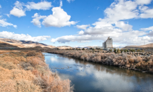 John Byrne/Tribune A massive excavation project is underway on a stretch of the Truckee River near Sparks to reconnect the river with its natural floodplain.